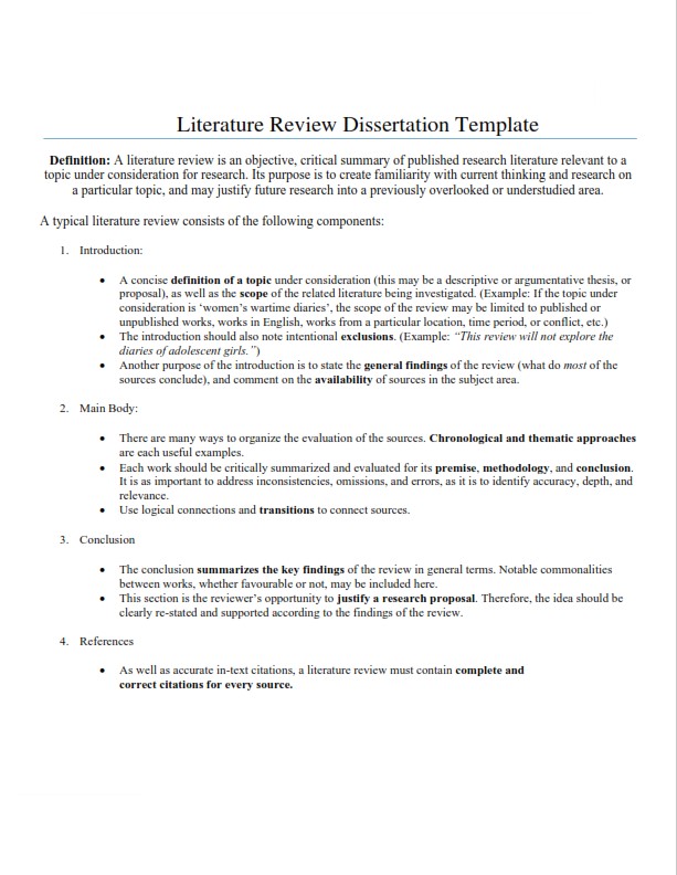 Literature Review Dissertation Detailed Step by Step Guide